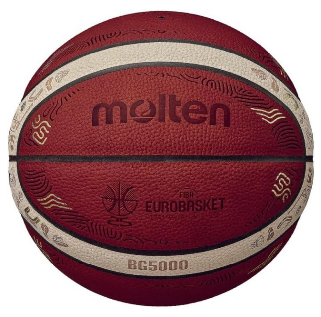 Míč basketbalový MOLTEN B7G5000-E5Z Eurobasket 2025