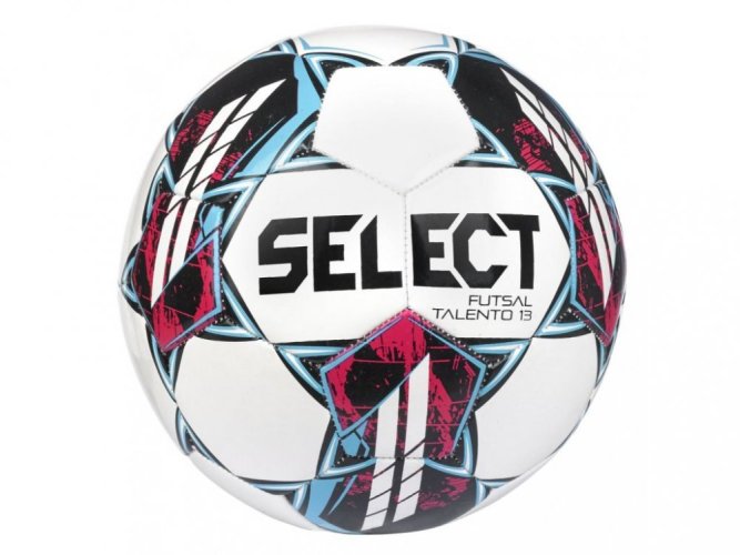 Míč futsalový SELECT FB Futsal Talento 13 bílo modrá - Velikost míče: 2
