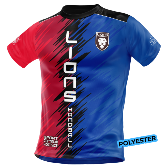 LIONS rozcvičovací / tréninkové triko TMAVÉ - Velikost oblečení: S