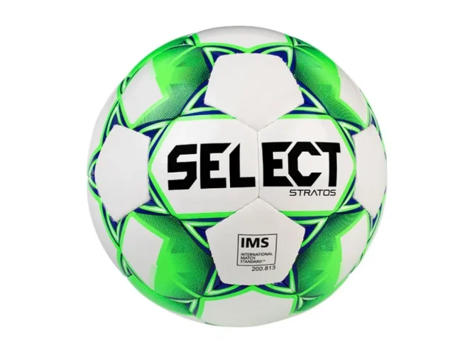 Míč fotbalový Select FB Stratos bílo zelená