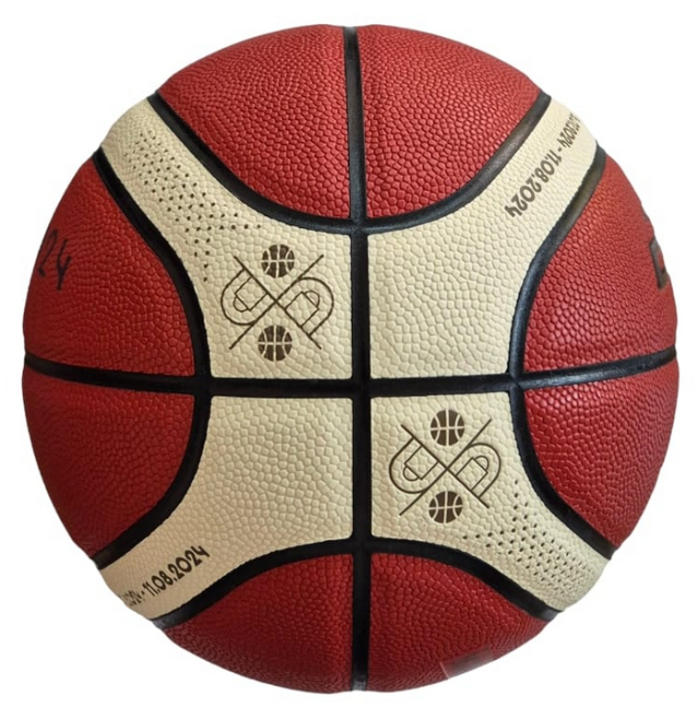 Míč basketbalový MOLTEN B7G3000-S4F OH Paris 2024 - Velikost míče: 7