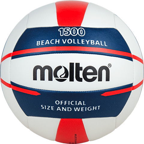Míč beachvolejbalový MOLTEN V5B1500-WN - Velikost míče: 5
