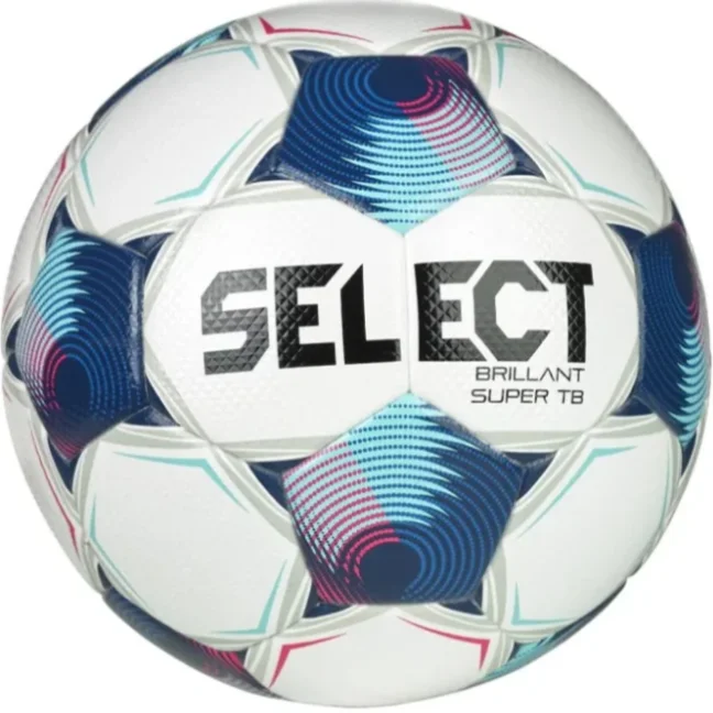 Míč fotbalový Select FB Brillant Super TB bílo modrá - Velikost míče: 5
