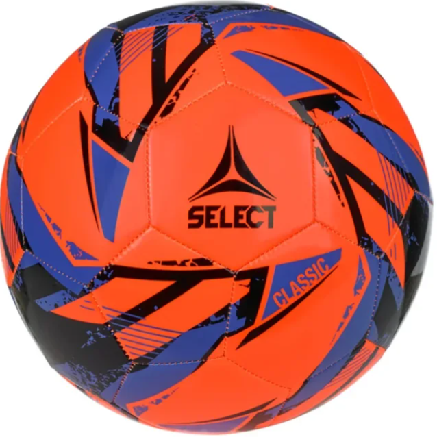 Míč fotbalový Select FB Classic oranžovo modrá - Velikost míče: 5