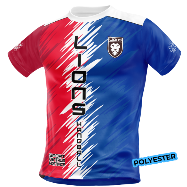 LIONS rozcvičovací / tréninkové triko SVĚTLÉ - Velikost oblečení: Jr. L