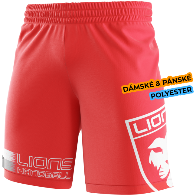 LIONS tréninkové trenky červené - Velikost oblečení: L, Typ: Dámský