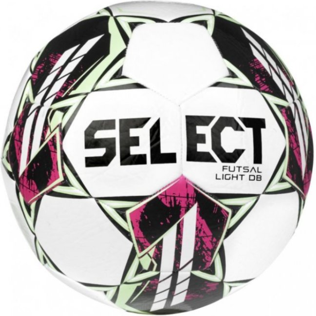 Míč futsalový SELECT FB Futsal Light DB bílo zelená - Velikost míče: 4