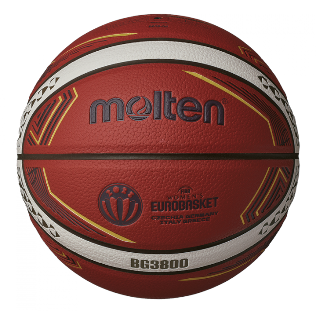 Míč basketbalový MOLTEN B6G3800-U5Z - Velikost míče: 6