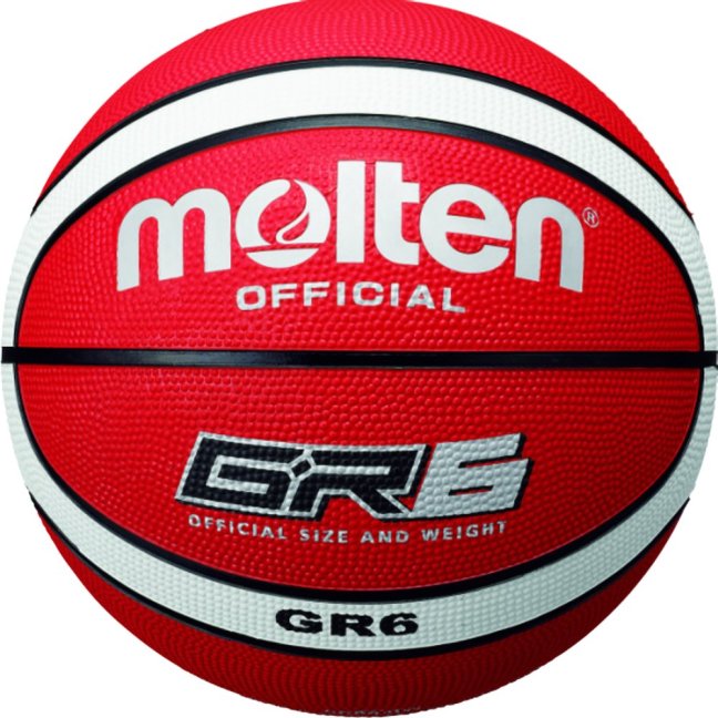 Míč basketbalový MOLTEN BGR6-RW - Velikost míče: 6