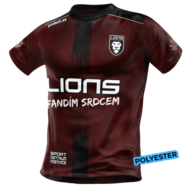 LIONS tričko "FANDÍME SRDCEM" - Velikost oblečení: Jr. XL