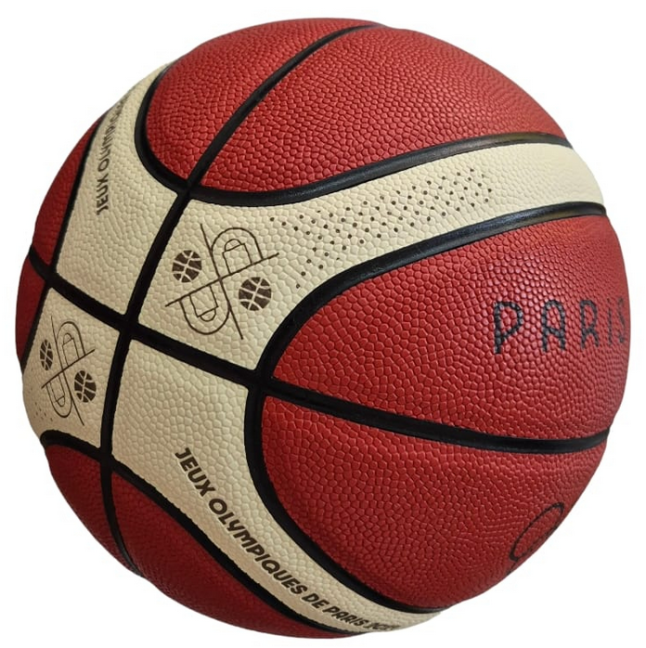 Míč basketbalový MOLTEN B7G3000-S4F OH Paris 2024 - Velikost míče: 7