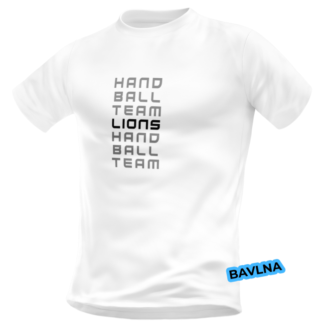LIONS COLLECTION tričko bílá ver.3
