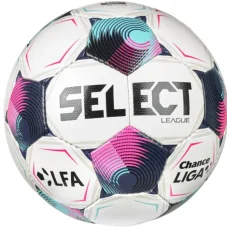 Míč fotbalový Select FB League CZ Chance Liga 2026/27 bílo růžová