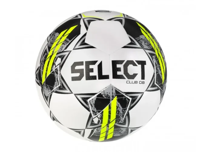 Míč fotbalový Select FB Club DB bílo šedá - Velikost míče: 4