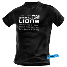 LIONS COLLECTION tričko černá ver.2