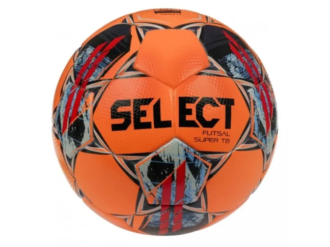 Míč futsalový Select FB Futsal Super TB oranžovo červená - Velikost míče: 4