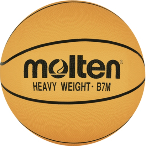 Míč basketbalový MOLTEN B7M medicinbal - Velikost míče: 7