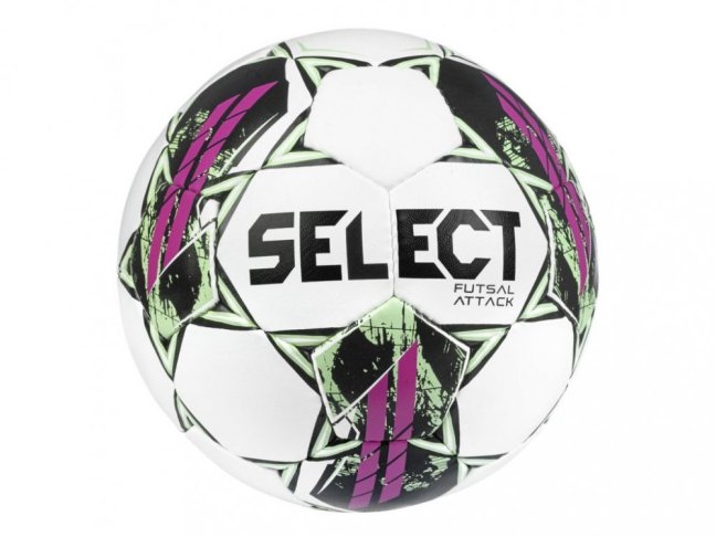 Míč futsalový SELECT FB Futsal Attack bílo růžová