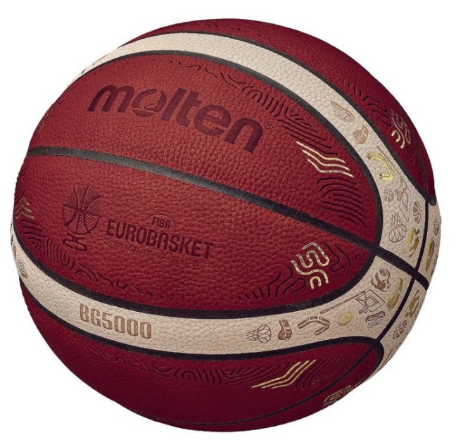 Míč basketbalový MOLTEN B7G5000-E5Z Eurobasket 2025