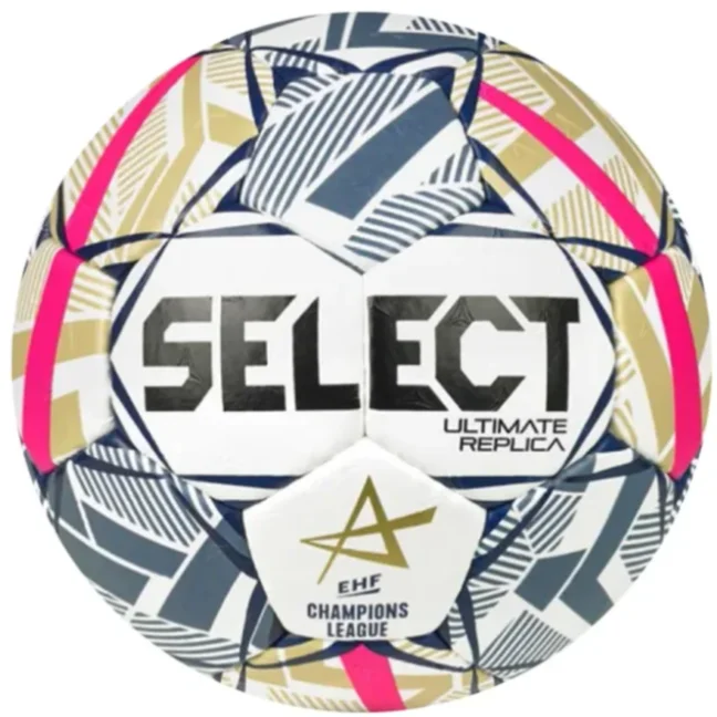 Míč házenkářský Select HB Replica EHF Champions League bílo modrá