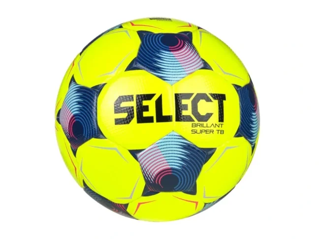 Míč fotbalový Select FB Brillant Super TB žluto modrá - Velikost míče: 5