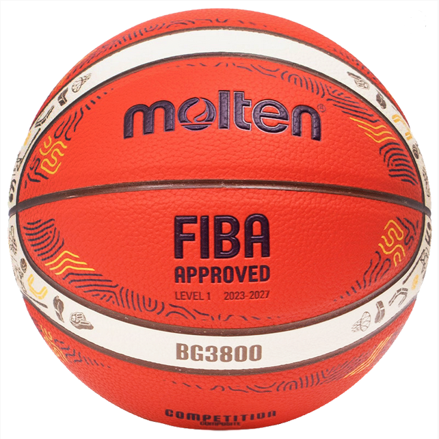 Míč basketbalový MOLTEN B7G3800-E5Z Eurobasket 2025 - Velikost míče: 7
