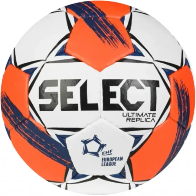 Míč házenkářský Select HB Replica EHF European League bílo červená - Velikost míče: 1