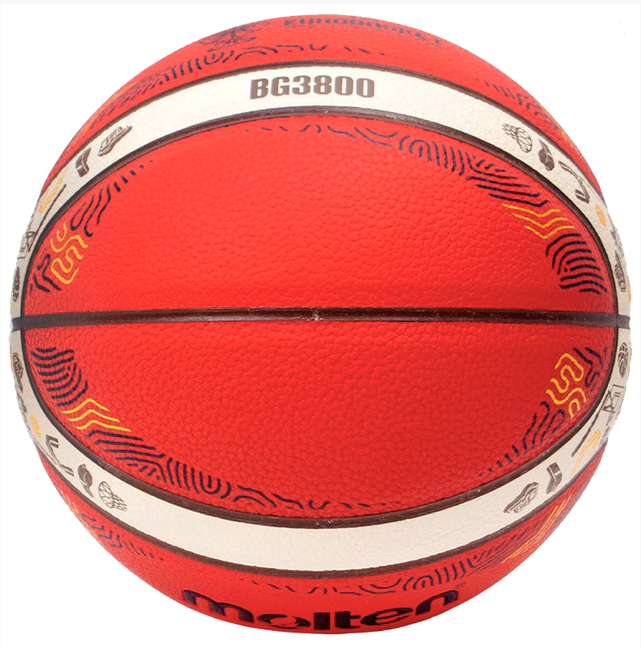 Míč basketbalový MOLTEN B7G3800-E5Z Eurobasket 2025 - Velikost míče: 7