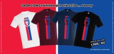 Sada LIONS treninkových trik 25/26 (4 barvy)