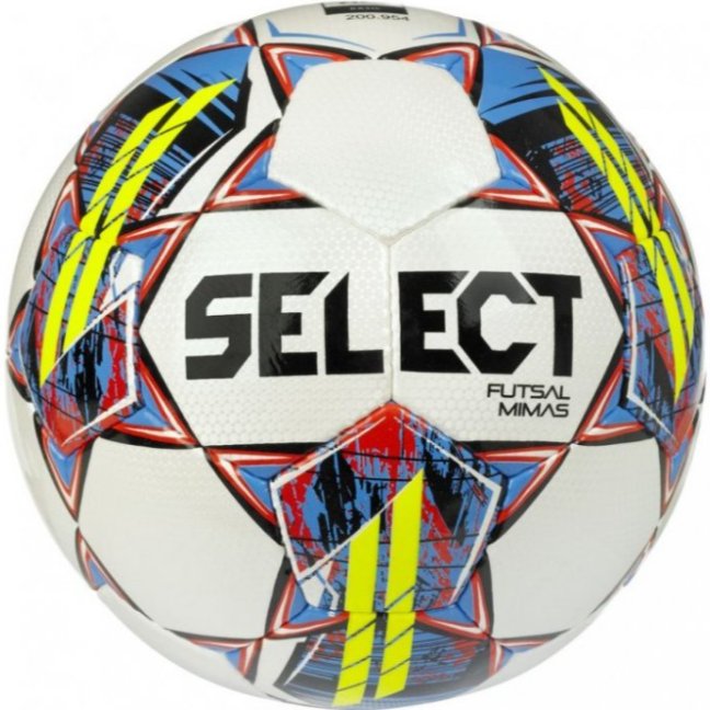 Míč futsalový SELECT FB Futsal Mimas bílo žlutá - Velikost míče: 4