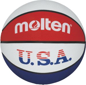 Míč basketbalový MOLTEN BC6R-USA - Velikost míče: 6