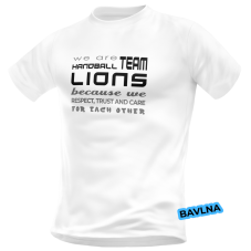 LIONS COLLECTION tričko bílá ver.2