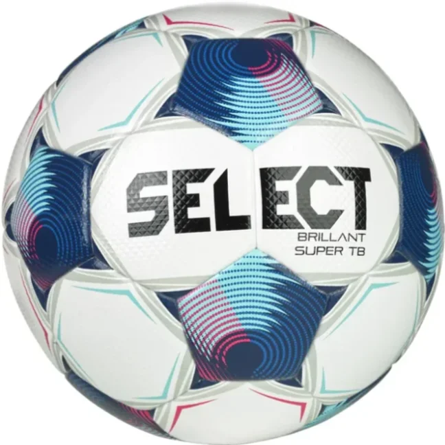 Míč fotbalový Select FB Brillant Super TB bílo modrá Kód: 1428_WHITE-BLUE_5 - Velikost míče: 5