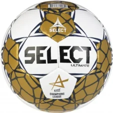 Míč házenkářský Select HB Ultimate EHF Champions League bílo zlatá