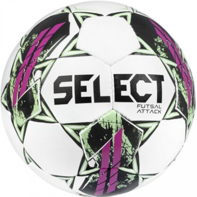 Míč futsalový SELECT FB Futsal Attack bílo růžová